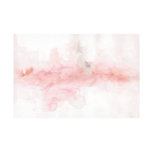 Trademark Fine Art -Lisa Audit 'Rainbow Seeds Abstract Blush Gray Crop' Canvas Art - 1 of 4