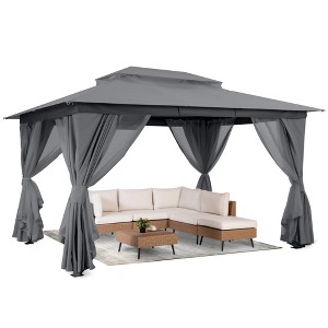 Lausaint Home 10'X13' Patio Steel Gazebo - 1 of 4