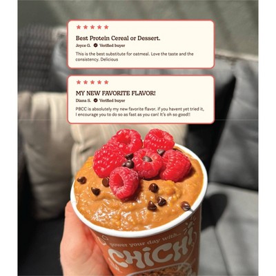ChiChi Peanut Butter Chocolate Chip Instant Protein Hot Cereal Cup - 1.9oz