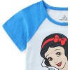 Disney Princess Snow White Girls Short Sleeve T-Shirt and French Terry Shorts Set for Toddler and Big Kids - 4 of 4