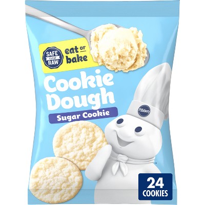 Pillsbury Sugar Cookie Cookie Dough - 16oz/24ct: No Artificial Preservatives, No High Fructose Corn Syrup