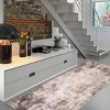 Abstract Area Rug Modern Artistic Design Ultra Thin Machine Washable Low Pile & Non-Slip Floor Cover for Contemporary Living Room Bedroom Playroom - 2 of 4