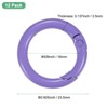 Unique Bargains Metal Spring O Rings Zinc Alloy Durable Multipurpose Lightweight Buckle 5/8 Inch - 3 of 4