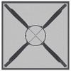 vidaXL Patio Table Anthracite 19.7 in.x19.7 in.x28.3 in. Steel Mesh - 4 of 4