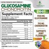 Glucosamine Chondroitin Turmeric MSM Triple Strength Joint Support 2100mg - 120 Capsules By Nature's Nutrition - 2 of 4