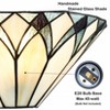 Claxy Stained Glass Wall Sconce Tiffany Style Wall Light Fixture - 3 of 4
