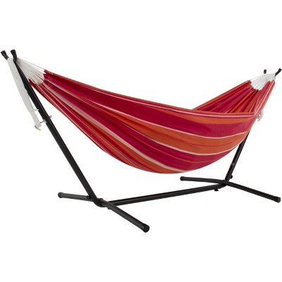 Vivere 9ft Double Cotton Hammock with Stand