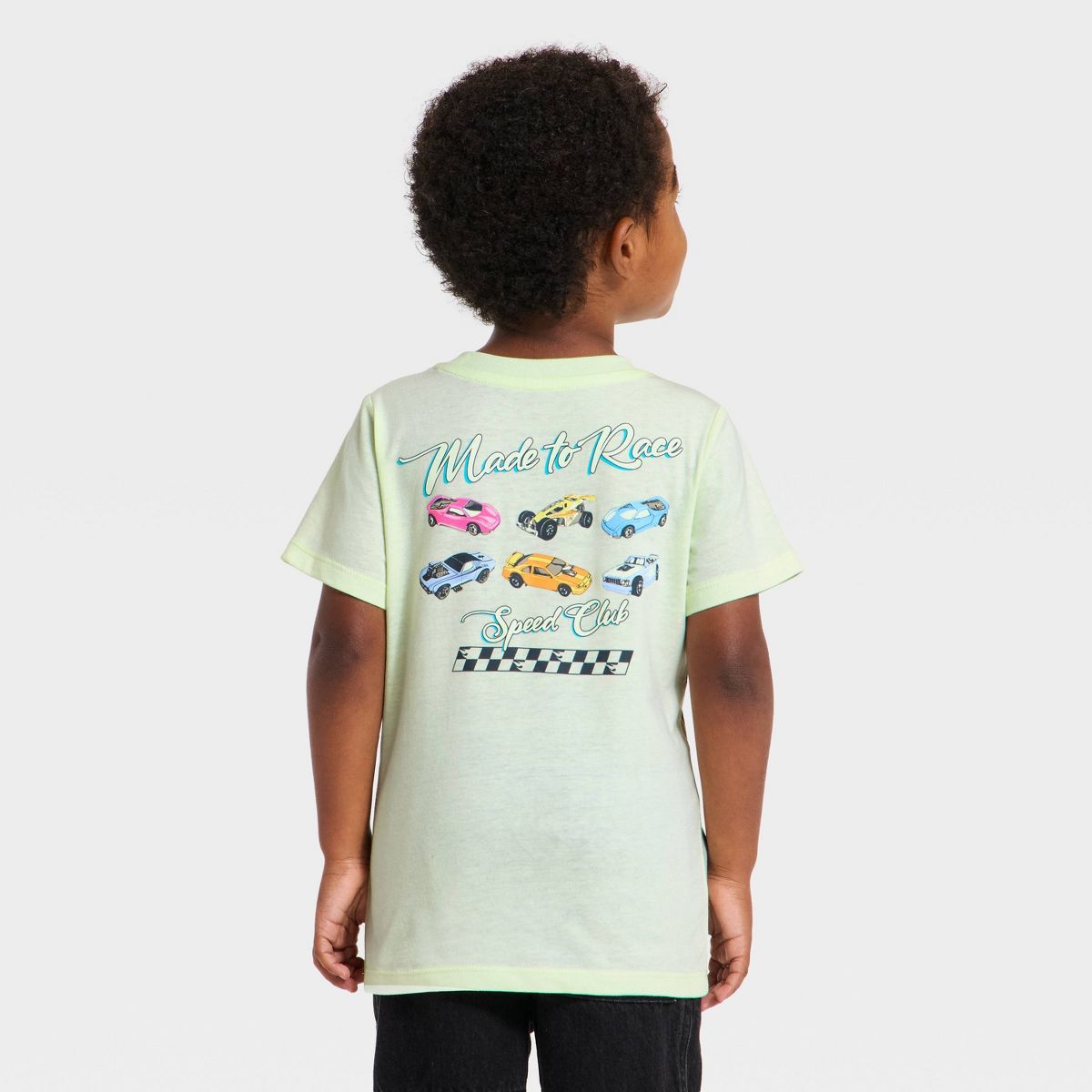 Toddler Boys' Hot Wheels T-Shirt - Green - thumbnail 3