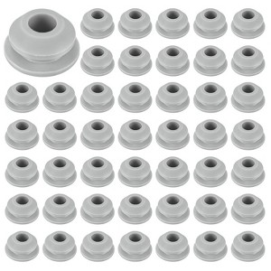Unique Bargains M Silicone Waterproof Durable Multipurpose Mechanical Fasteners Gray - 1 of 4