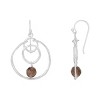 Silpada 'Golden Aura' Sterling Silver Smoky Quartz Drop Earrings - 2 of 4