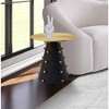 Meridian Furniture,Raven Black / Gold End Table - 2 of 4