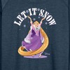 Women's - Disney - Let It Snow Gifts Lightweight French Terry Wide Neck Long Sleeve Shirt - 2 of 4