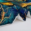 Acoinel 3 Pcs Butterfly Comforter Set with 2 Pillowcases, Blue, Queen - 4 of 4