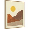 23" x 28" Sedona Sun I by Moira Hershey Framed Canvas Wall Art Print - Amanti Art: Contemporary Abstract, Lithograph - 2 of 4