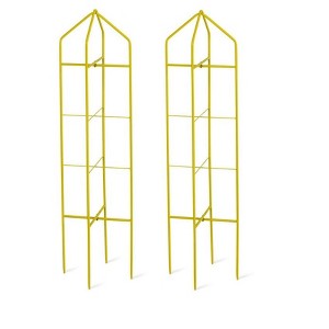 Medium Zenith Folding Garden Supports Set of 2 - yellow - Gardener's Supply Company - 1 of 1