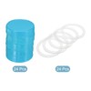 Unique Bargains Regular Mouth Plastic Mason Jar Lids with Silicone Sealing Ring 24 Pcs - 2 of 4
