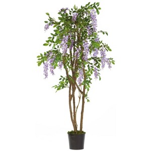 HomeStock  5 ft. Artificial Tree in Pot for Indoor/Outdoor - 1 of 1