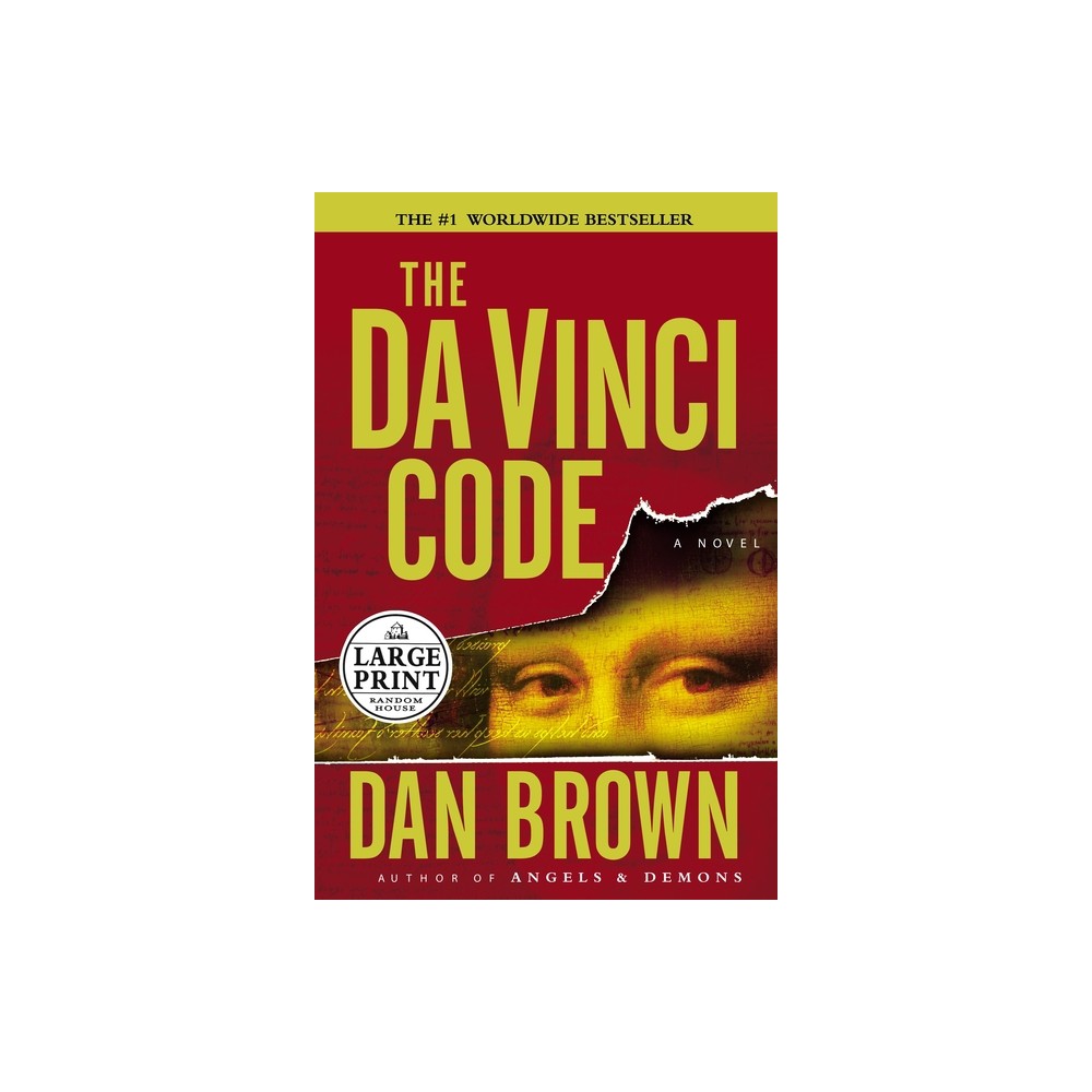 The Da Vinci Code - (Robert Langdon) Large Print by Dan Brown (Paperback)