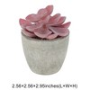 Unique Bargains Artificial Plants Plastic 2.76"x2.76"x3.15" 1 Pc - 3 of 4