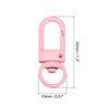 Unique Bargains DIY Craft Key Organization Lobster Claw Lanyard Swivel Clasps 1.3" x 0.51" 4 Pcs - 2 of 4