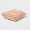 Chunky Cable Knit Throw Pillow - Threshold™ - image 3 of 4