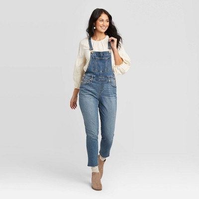 target universal thread denim jumpsuit