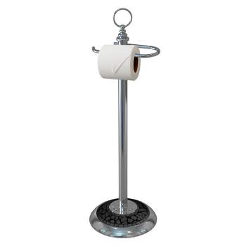Stainless Steel Toilet Paper Holder Stand