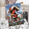 Briarwood Lane Winter House Flag 40x28 For Outdoor Winter Birdhouse Gathering House Flag Flag For Winter House Flag - 4 of 4