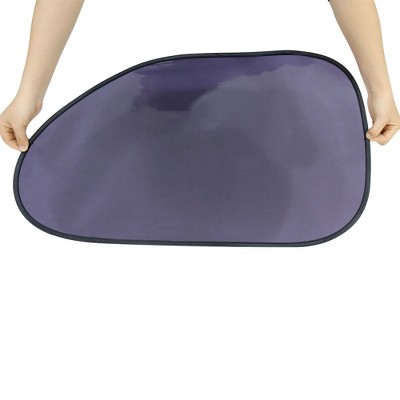 X AUTOHAUX Side Window PVC Automotive Sunshades Black 1 Pc