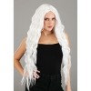 HalloweenCostumes.com One Size Fits Most  Women  Adult Bright White Long Wavy Wig, White - 2 of 4