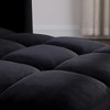 Dsvimoy Accent Chair Convertible Sleeper Chair with Adjustable Pillow for Dorm and Apartment, Black, 46.46"*26.97"*12.6" - 4 of 4