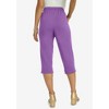 Jessica London Women's Plus Size Soft Ease Capri - 3 of 4