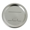 HomePointe Canning Lids, Regular Mouth Mason Jar Lids, Fits Regular Mouth Glass Jars, Food Preservation for Canning Pickling and Storage, 6 Packs of - 2 of 4