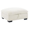 CENGHU Corduroy Fabric Ottoman Footrest to Combine with 2/3/4 Seater Sofa, Bedroom End Bench, Ottoman Entryway Footstool, Ottoman Bench with Storage - 2 of 4