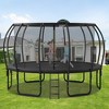 BestParts 16FT Trampoline with Upgraded ArcPole, Safety Net, Basketball Board & 12 Ground Stakes for Outdoor Play - 2 of 4
