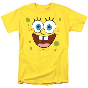 Spongebob Spongebob Goofy Smile Adult T-Shirt Yellow - 1 of 4