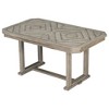 NicBex Dining Table Set for 6 Rubber Wood Dining Table Set with Wood Grain Pattern Tabletop Solid Wood Veneer for Kitchen - 3 of 4