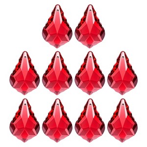 Unique Bargains Hanging Ornament DIY Craft K9 Crystal Pendant Teardrop Beads 10 Pcs - 1 of 4