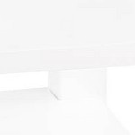 White Faux Marble/White