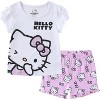 Hello Kitty Sanrio Girls 2 Piece Short Sleeve T-Shirt and Shorts Set for Little and Big Kids - 2 of 4