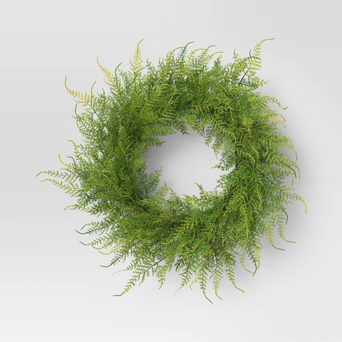 3.5 Artificial Greenery Wreath - Threshold™ : Target