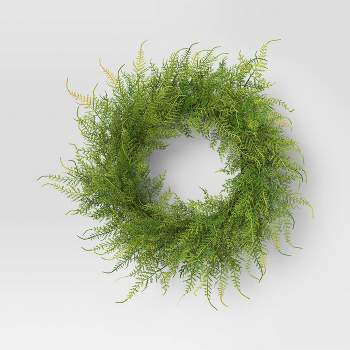 3.5" Artificial Greenery Wreath - Threshold™
