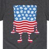 Boys' - SpongeBob SquarePants - Silhouette Stars Stripes Short Sleeve Graphic T-Shirt - 2 of 4