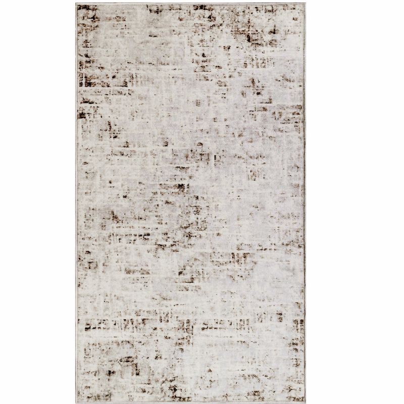 Distressed Contemporary Abstract Modern Indoor Runner or Area Rug by Blue Nile Mills, 1 of 8