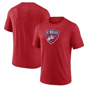 MLS FC Dallas Men's Short Sleeve Tri-Blend T-Shirt - 1 of 3