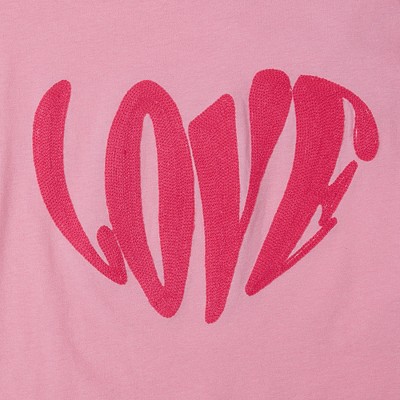 Lands' End Kids Meet and Greet Graphic Tee - Medium - Love/Pink — фото 3