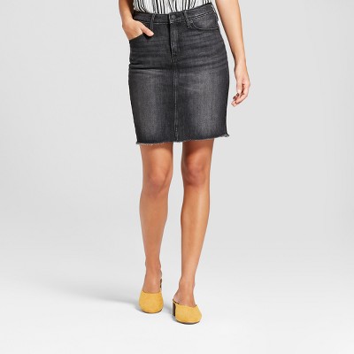 black denim skirt target