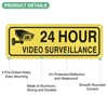 Unique Bargains Reflective UV Protected Waterproof Security Camera Sign 2 Pcs - 2 of 4