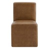 Spruce&Spring Upholstered Dining Chairs with Casters Set of 2 - 4 of 4