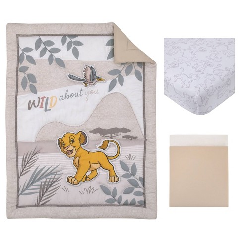 Lion king store nursery bedding set